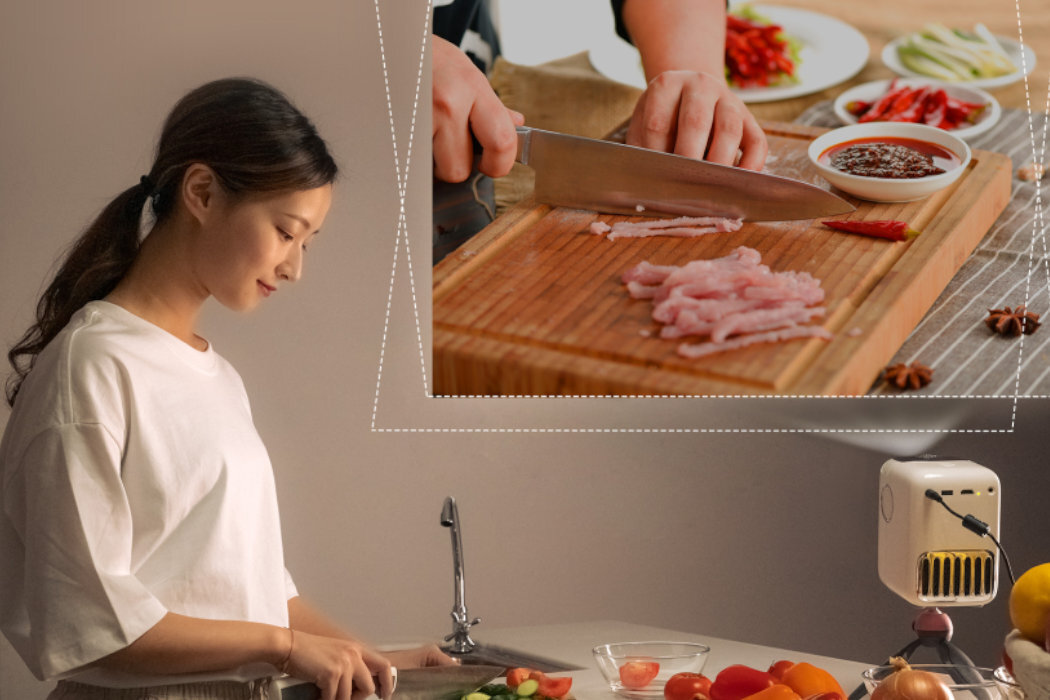 Projektor WANBO T2R Max ułatwienie zabawa filmy seriale smartphone ekran prostota łatwość konfiguracja Google Play Asystent sterowanie głosem pilot