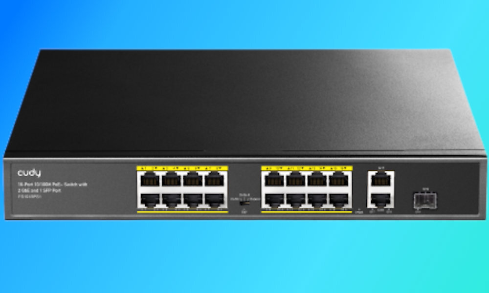 Switch CUDY FS1018PS1 prędkość