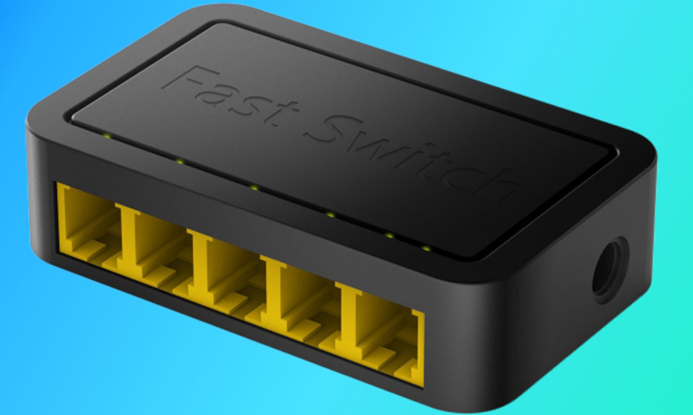 Switch CUDY FS105D porty