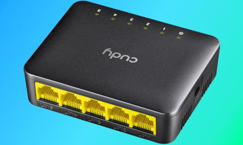 Switch CUDY GS105D porty