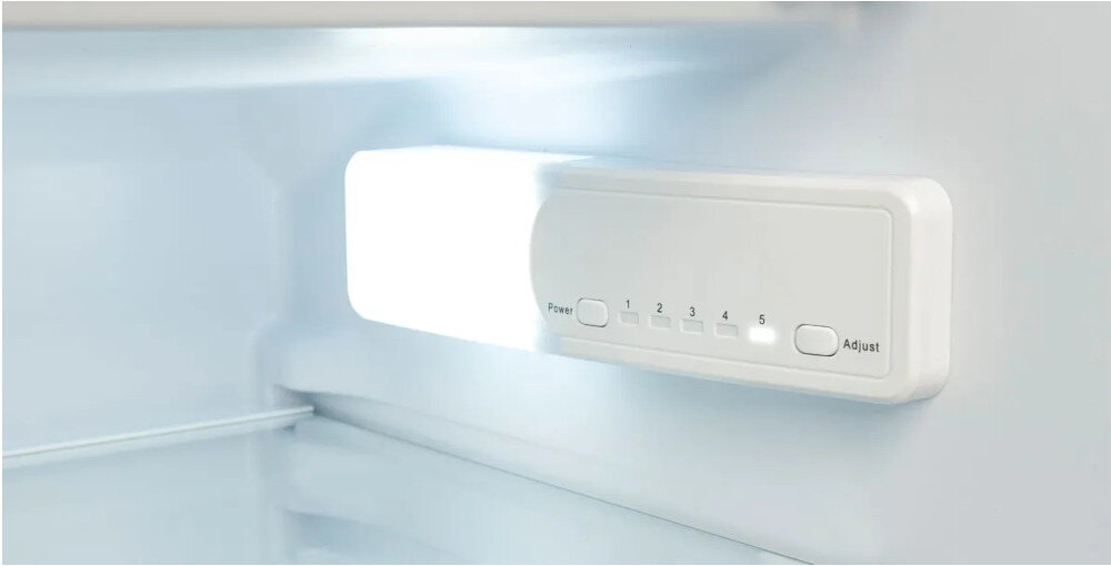 LODÓWKA BERG BRGFU82B 82CM BIAŁA Oświetlenie LED jasne wnętrze światło oszczędność energii