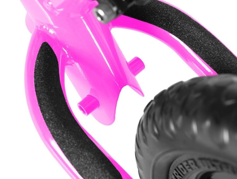 Rowerek biegowy STRIDER Classic 12 ST-M4PK Różowy długa zabawa komfort wyprofilowany podnóżek antypoślizgowa nawierzchnia