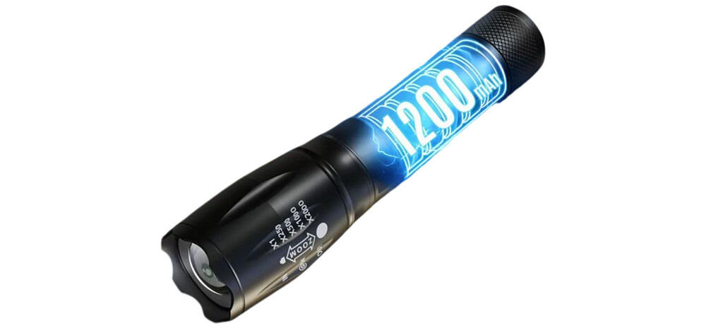 Latarka EXTRALINK EFL-1031, wszechstronność, obserwacje, polowanie, stabilne, Latarka LED Extralink 400 lumenów z akumulatorem.