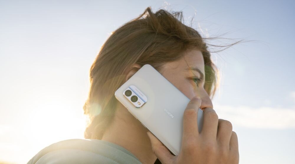 Smartfon NOKIA X30 5G  ekran bateria aparat procesor ram pamięć pojemność rozdzielczość zdjęcia filmy opis dane cechy blokady system łączność wifi bluetooth obudowa szkło odporność porty muzyka transfer sieć przekątna matryca waga czujniki