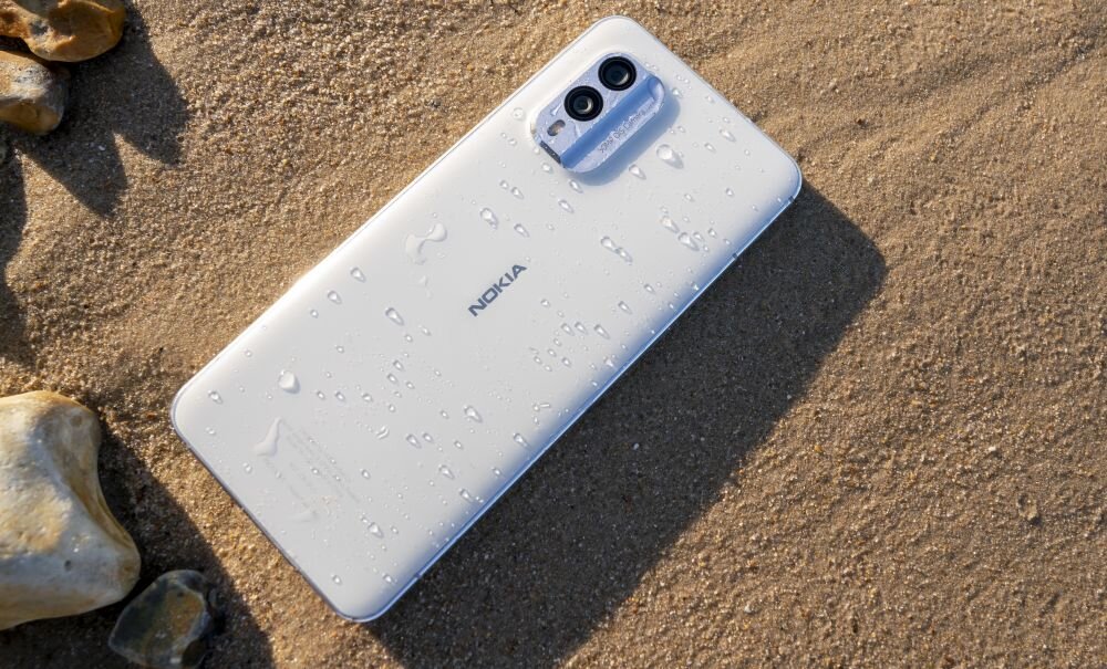 Smartfon NOKIA X30 5G  ekran bateria aparat procesor ram pamięć pojemność rozdzielczość zdjęcia filmy opis dane cechy blokady system łączność wifi bluetooth obudowa szkło odporność porty muzyka transfer sieć przekątna matryca waga czujniki