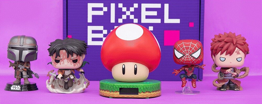 Zestaw gadżetów gamingowych PIXEL-BOX niespodzianka fani marvel dc comics magic star wars 24 godziny prezent