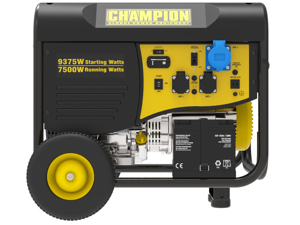 Agregat prądotwórczy CHAMPION CPG9000E2-EU wysoce profesjonalne zastosowania zasilanie szerokiej gamy urzadzen sprzetu budowlanego elektronarzedzi niezawodne zrodlo zasilania