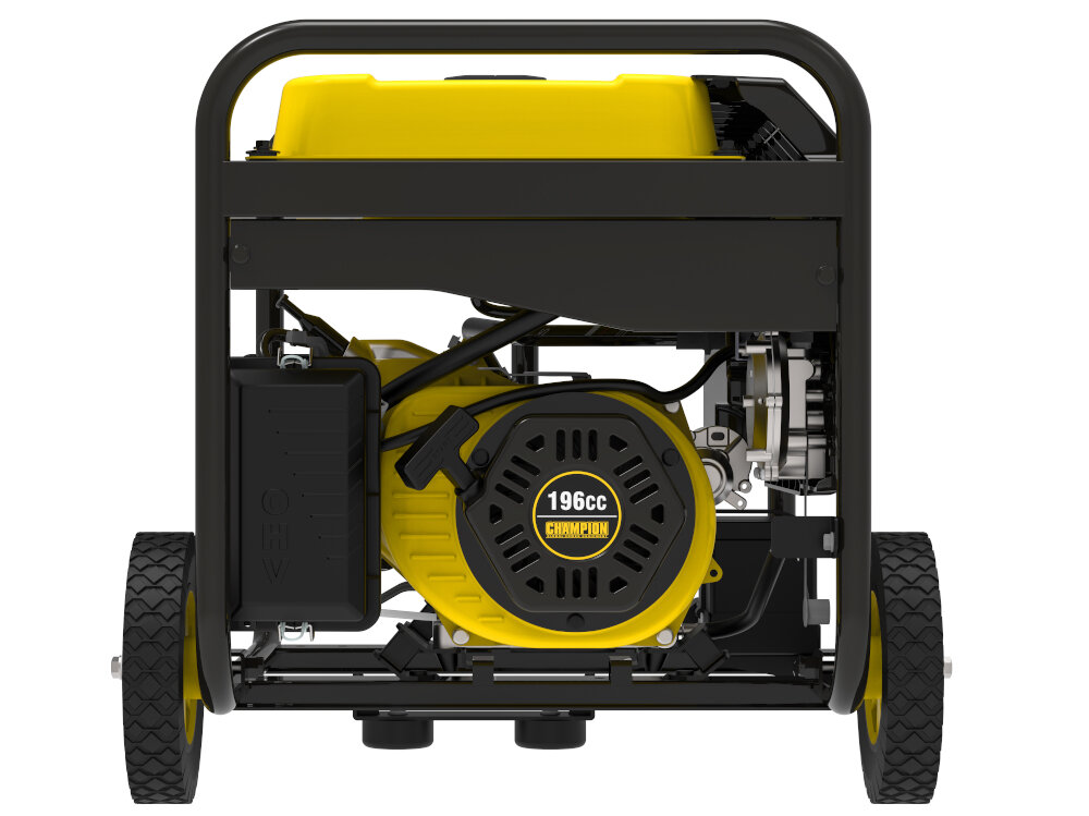 Agregat prądotwórczy CHAMPION CPG3500E2-DF-EU silnik innowacyjny OHV pojemnosc 196 cm3 moc maksymalna 2800 W znamionowa 2500 W przy bezynie 2600 W i 2300 W przy LPG