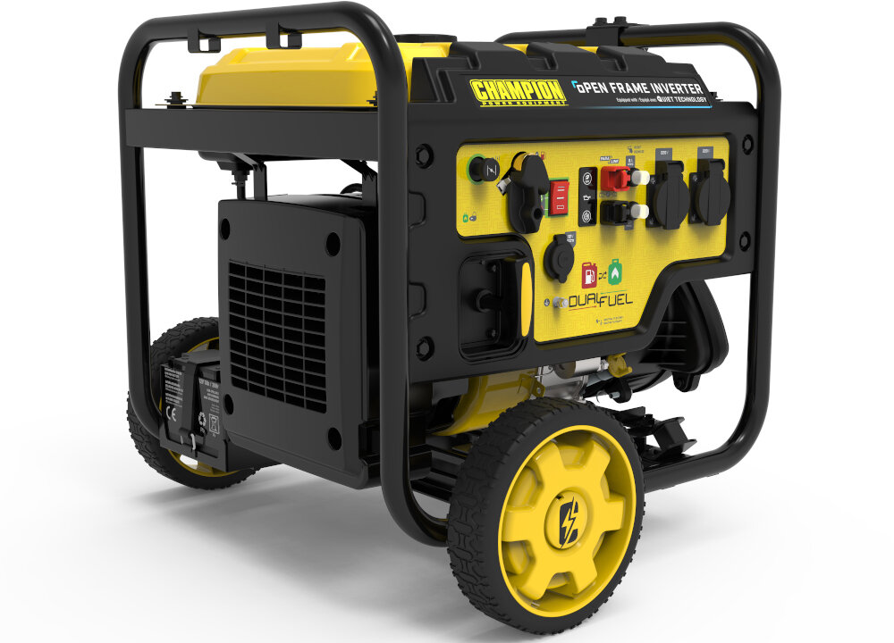Agregat prądotwórczy CHAMPION CPG4000DHY-DF-EU funkcja automatycznego wylaczenia przy niskim poziomie oleju funkcja AVR Automatic Voltage Regulator