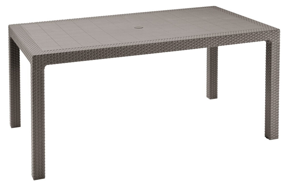 Stół ogrodowy KETER Melody 17190205 Cappuccino na balkon taras ogród do 6 osób w kolorze cappuccinom