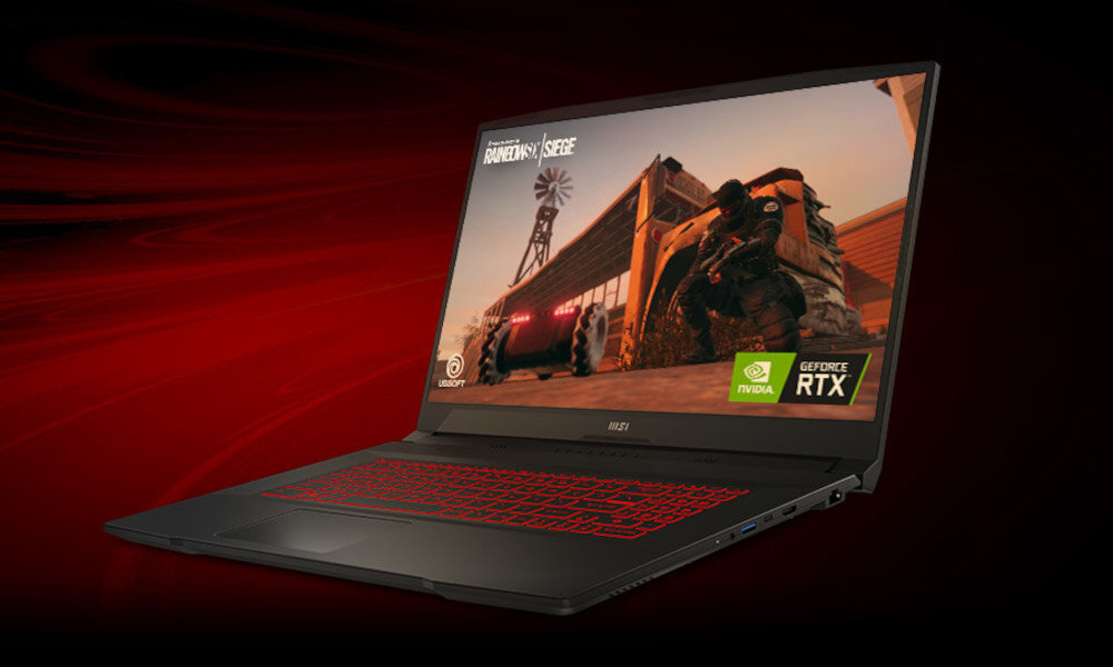 Laptop MSI Katana GF76 12UE-691PL karta graficzna RTX wydajność