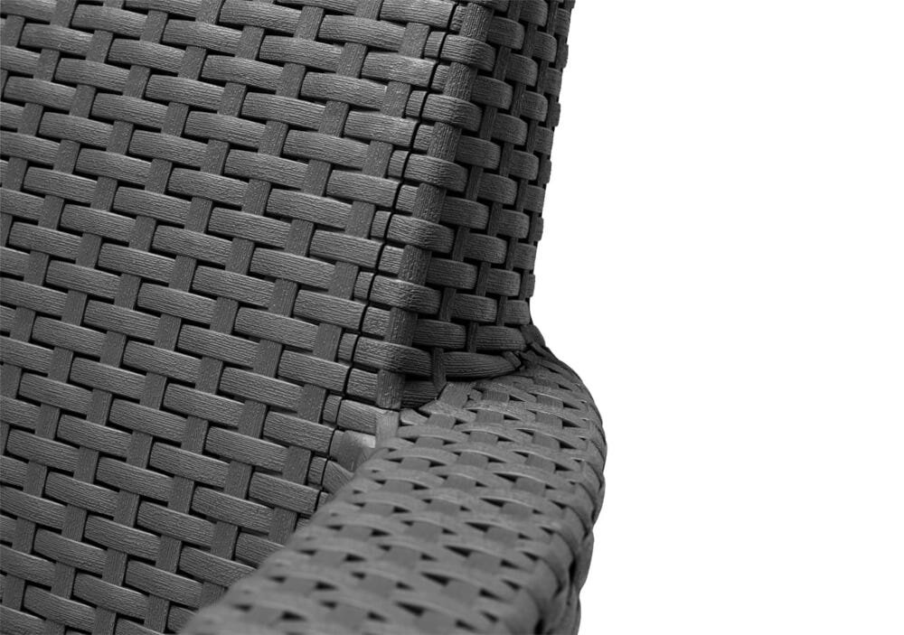 Zestaw mebli ogrodowych KETER Salemo 253201 Brązowy z najwyższej jakości tworzyw sztucznych imituje naturalny splot rattanowy techorattan staranność dbałość o szczegóły w brązowym kolorze