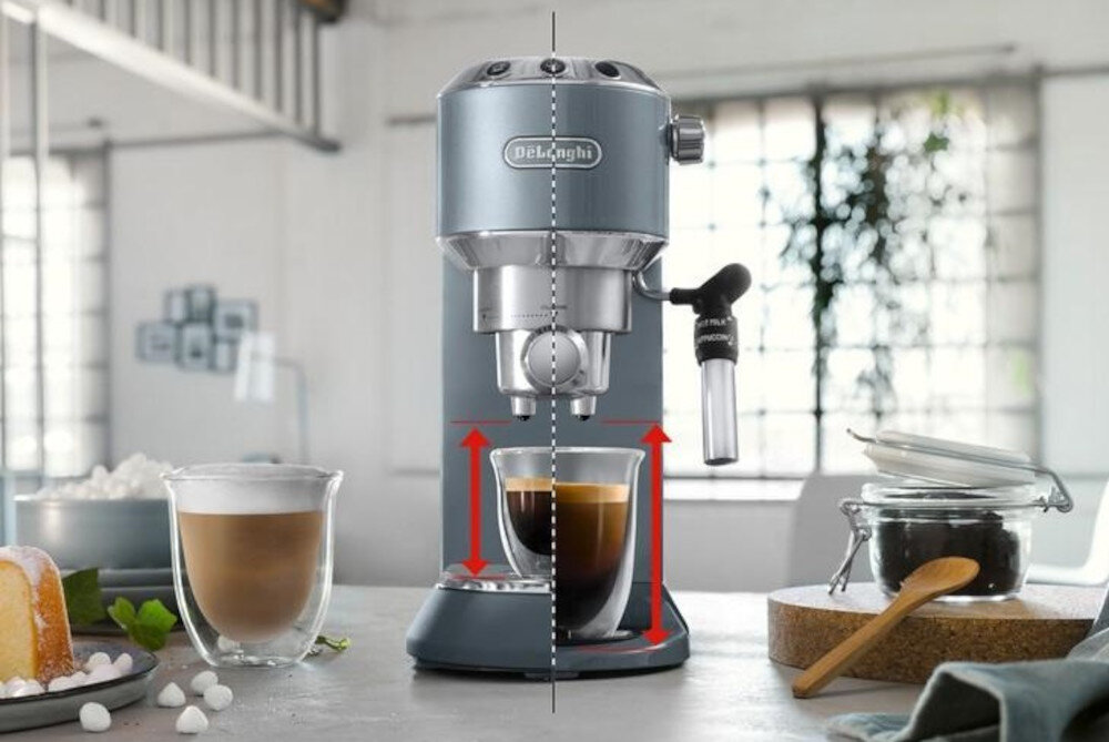 Ekspres DELONGHI Dedica Metallics EC785.AZ Niebieski Systemu Cappuccino