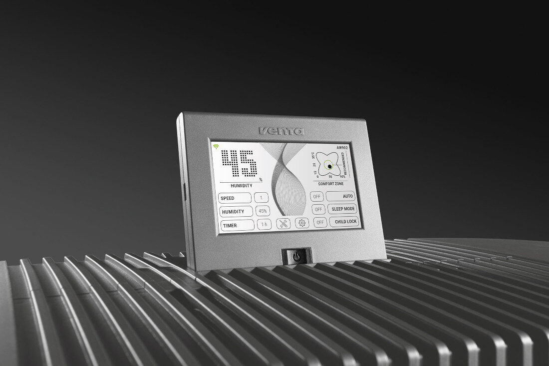 Nawilzacz ewaporacyjny VENTA AW902 Professional intuicyjny wyswietlacz