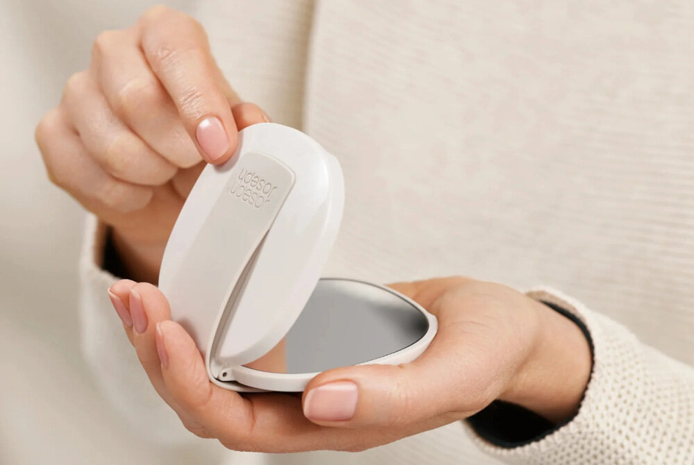 Organizer na kosmetyki JOSEPH JOSEPH 75007 lusterko kieszonkowe 2w1 3-krotne powiekszenie