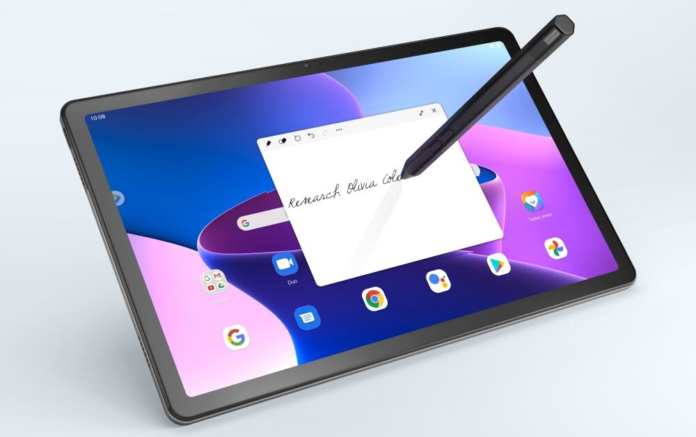 Tablet LENOVO Tab M10 Plus   ekran bateria aparat procesor ram pamięć pojemność rozdzielczość zdjęcia filmy opis dane cechy blokady system łączność wifi bluetooth obudowa szkło odporność porty muzyka transfer sieć przekątna matryca waga czujniki
