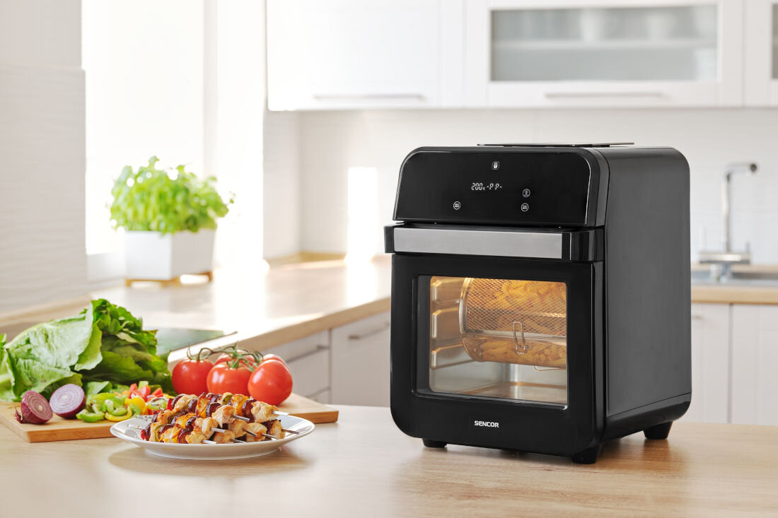 Air Fryer Frytownica beztłuszczowa SENCOR SFR 5510BK Duża pojemność  frytki, mięso, warzywa czy zdrowe przekąski