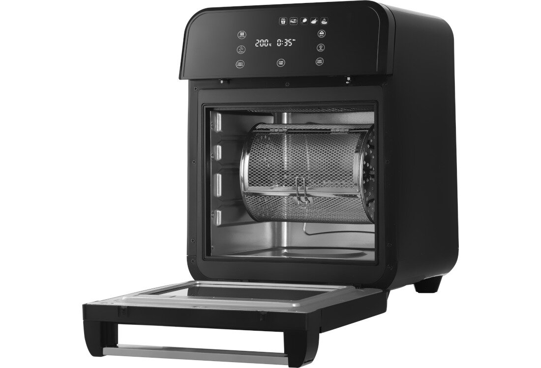 Air Fryer Frytownica beztłuszczowa SENCOR SFR 5510BK Stabilność i komfort obsługi stabilność na blacie Przednie drzwiczki otwierane wygoda użytkowania