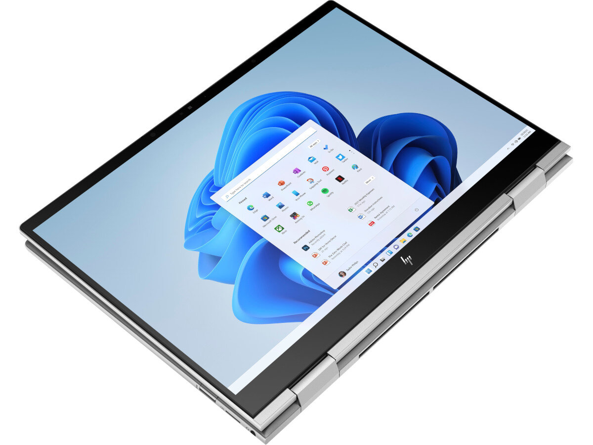 Laptop HP Envy x360 13-BF0119NW konstrukcja waga zawias 360 ekran dotykowy