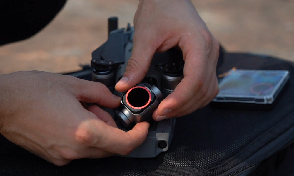 Zestaw filtrów FREEWELL Bright Day do DJI Mavic 3 montaż etui opakowanie
