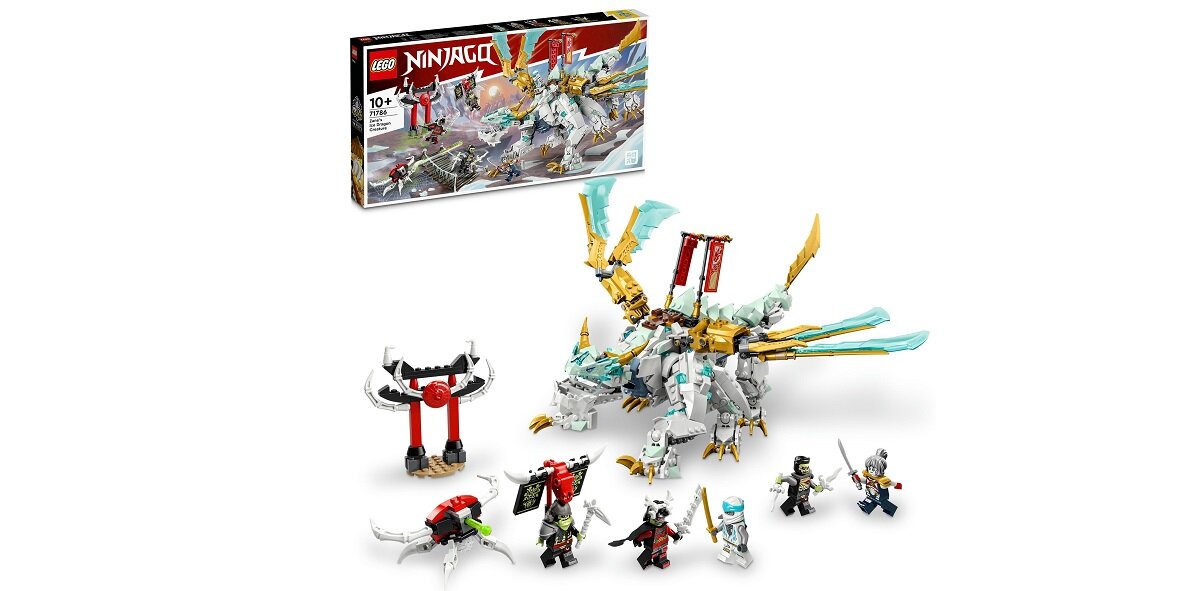 LEGO Ninjago Lodowy smok Zane’a 71786 dziecko kreatywność zabawa nauka rozwój klocki figurki minifigurki jakość tradycja konstrukcja nauka wyobraźnia role jakość bezpieczeństwo wyobraźnia budowanie pasja hobby funkcje instrukcje