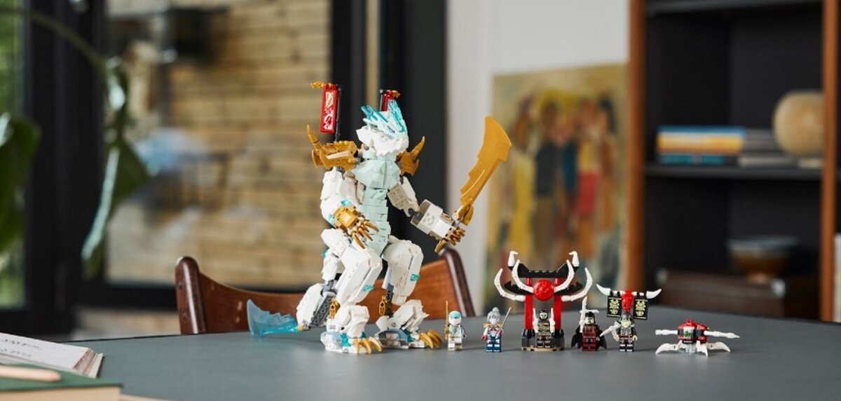 LEGO Ninjago Lodowy smok Zane’a 71786 dziecko kreatywność zabawa nauka rozwój klocki figurki minifigurki jakość tradycja konstrukcja nauka wyobraźnia role jakość bezpieczeństwo wyobraźnia budowanie pasja hobby funkcje instrukcje