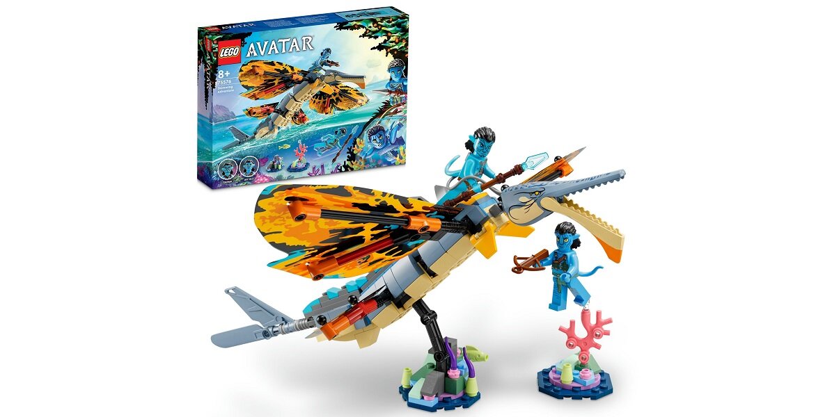 LEGO Avatar Przygoda ze skimwingiem 75576 perfekcyjnie dopasowane klocki