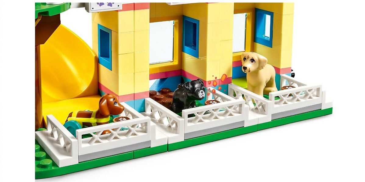 LEGO Friends Centrum ratunkowe dla psów 41727 Zabawa napędzana wyobraźnią