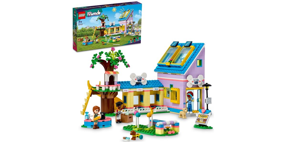 LEGO Friends Centrum ratunkowe dla psów 41727 Wysoka jakość i bezpieczeństwo
