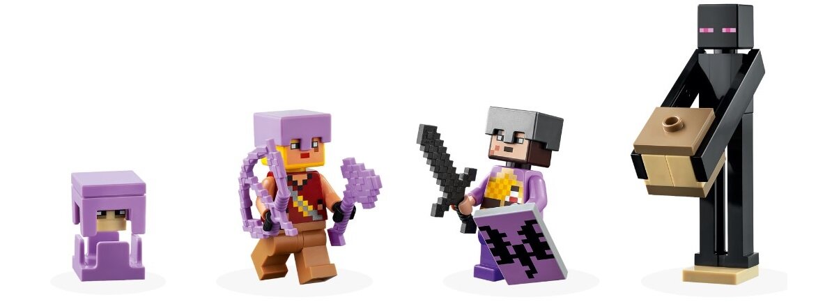 LEGO Minecraft Arena Endu 21242 dziecko kreatywność zabawa nauka rozwój klocki figurki minifigurki jakość tradycja konstrukcja nauka wyobraźnia role jakość bezpieczeństwo wyobraźnia budowanie pasja hobby funkcje instrukcje