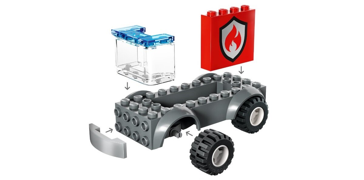 LEGO City Remiza strażacka i wóz strażacki 60375 dziecko kreatywność zabawa nauka rozwój klocki figurki minifigurki jakość tradycja konstrukcja nauka wyobraźnia role jakość bezpieczeństwo wyobraźnia budowanie pasja hobby funkcje instrukcje remiza strażak pożar akcja