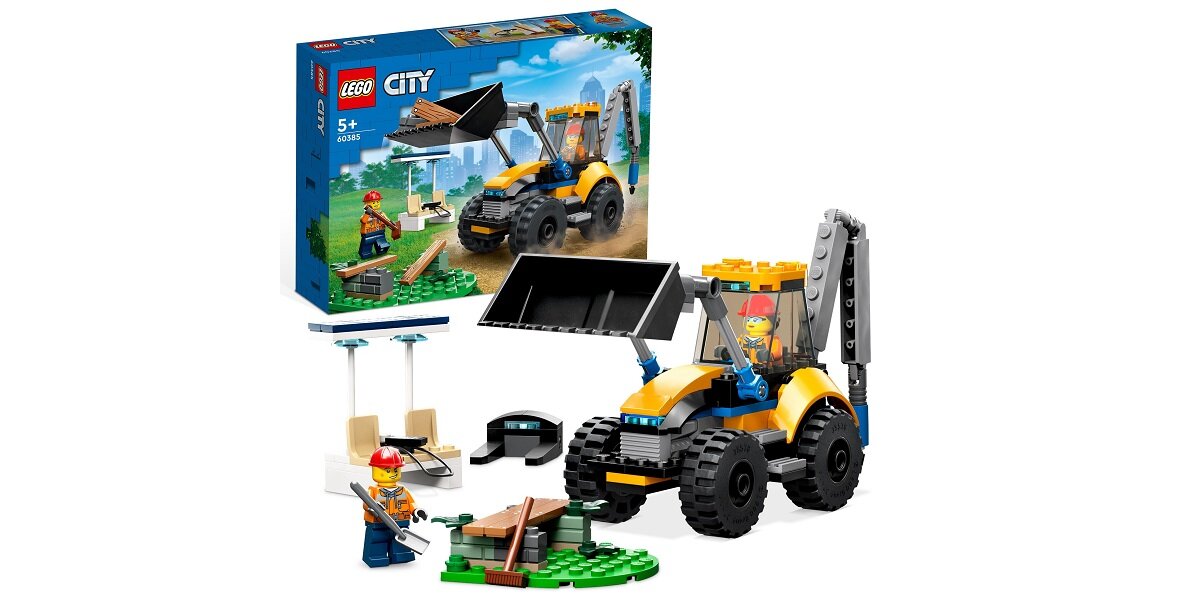 LEGO City Koparka 60385 dziecko kreatywność zabawa nauka rozwój klocki figurki minifigurki jakość tradycja konstrukcja nauka wyobraźnia role jakość bezpieczeństwo wyobraźnia budowanie pasja hobby funkcje instrukcja aplikacja LEGO Builder