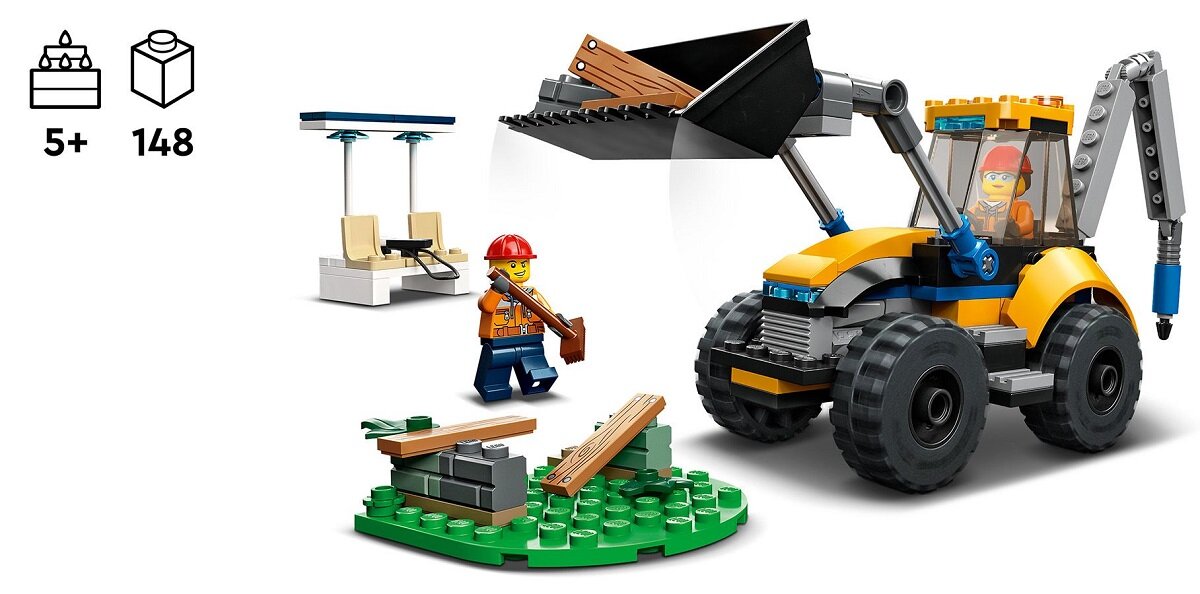 LEGO City Koparka 60385 dziecko kreatywność zabawa nauka rozwój klocki figurki minifigurki jakość tradycja konstrukcja nauka wyobraźnia role jakość bezpieczeństwo wyobraźnia budowanie pasja hobby funkcje instrukcja aplikacja LEGO Builder