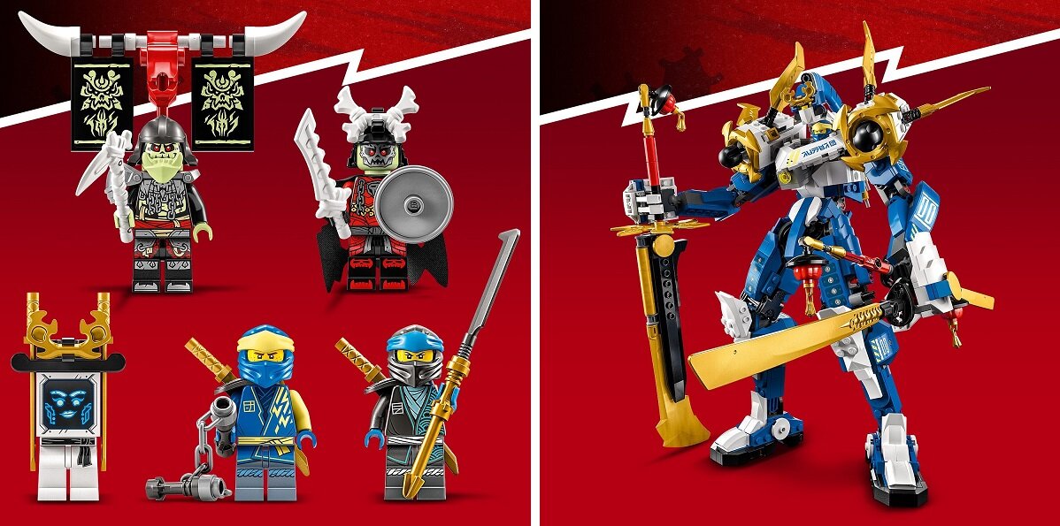 LEGO Ninjago Tytan mech Jaya 71785 dziecko kreatywność zabawa nauka rozwój klocki figurki minifigurki jakość tradycja konstrukcja nauka wyobraźnia role jakość bezpieczeństwo wyobraźnia budowanie pasja hobby funkcje instrukcje