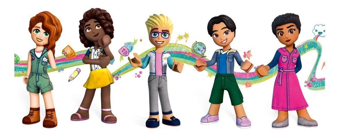 LEGO Friends Międzynarodowa szkoła w Heartlake 41731 pięć minilaleczek
