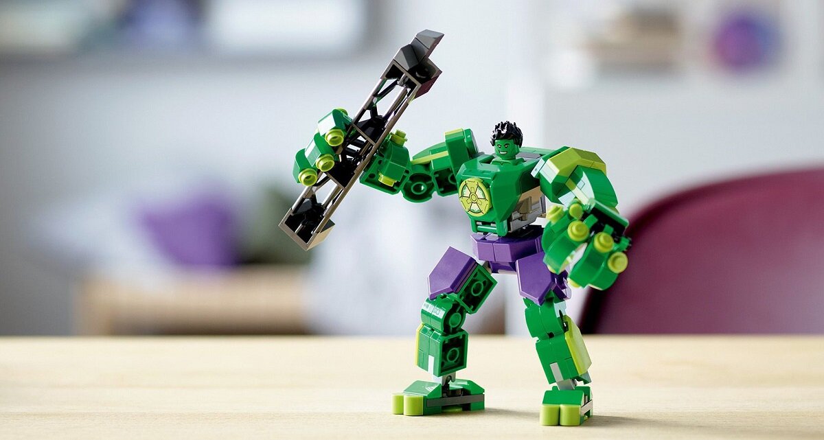 LEGO Marvel Mechaniczna zbroja Hulka 76241 dziecko kreatywność zabawa nauka rozwój klocki figurki minifigurki jakość tradycja konstrukcja nauka wyobraźnia role jakość bezpieczeństwo wyobraźnia budowanie pasja hobby funkcje instrukcja aplikacja LEGO Builder