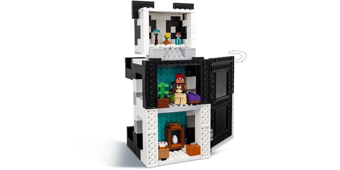 LEGO Minecraft Rezerwat pandy 21245 dziecko kreatywność zabawa nauka rozwój klocki figurki minifigurki jakość tradycja konstrukcja nauka wyobraźnia role jakość bezpieczeństwo wyobraźnia budowanie pasja hobby funkcje instrukcje
