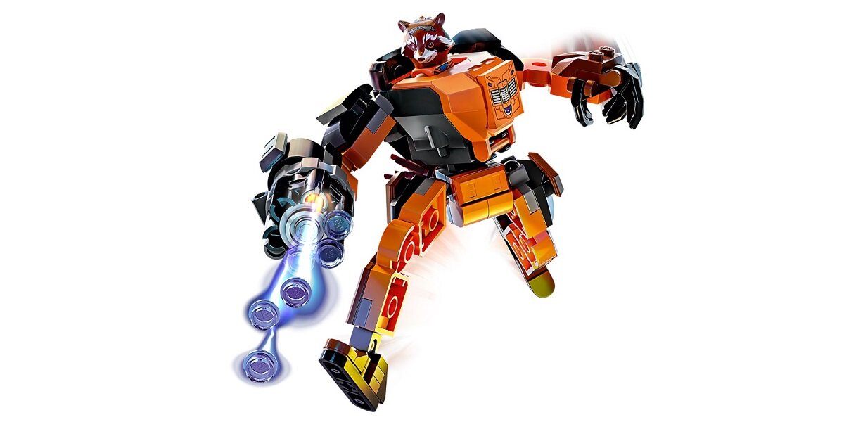 LEGO Marvel Mechaniczna zbroja Rocketa 76243 dziecko kreatywność zabawa nauka rozwój klocki figurki minifigurki jakość tradycja konstrukcja nauka wyobraźnia role jakość bezpieczeństwo wyobraźnia budowanie pasja hobby funkcje instrukcja aplikacja LEGO Builder