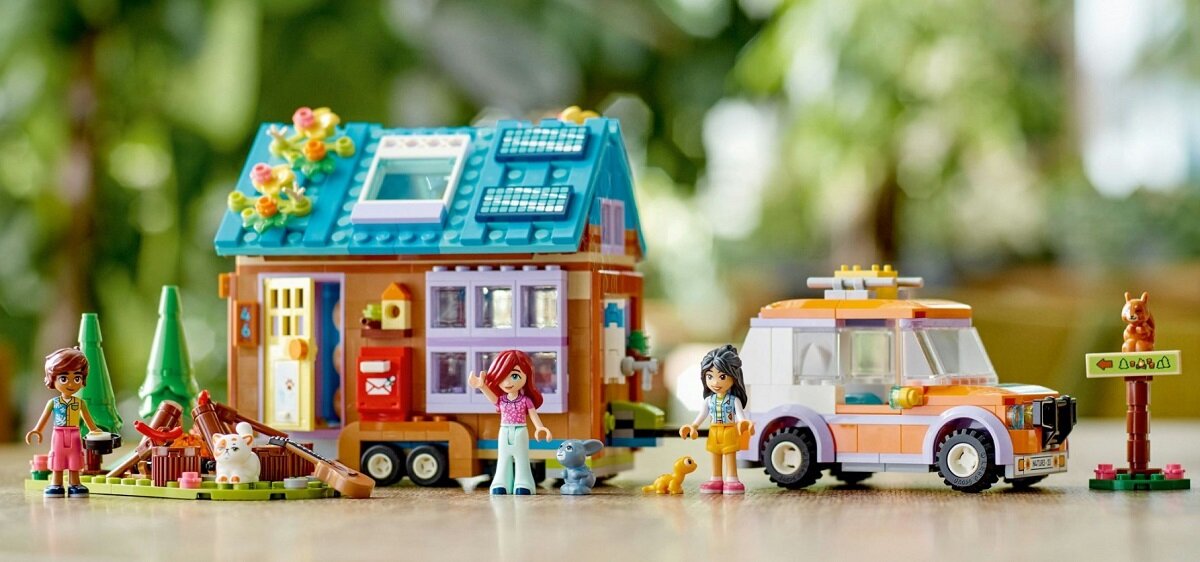 LEGO Friends Mobilny domek 41735 dziecko kreatywność zabawa nauka rozwój klocki figurki minifigurki jakość tradycja konstrukcja nauka wyobraźnia role jakość bezpieczeństwo wyobraźnia budowanie pasja hobby funkcje instrukcje