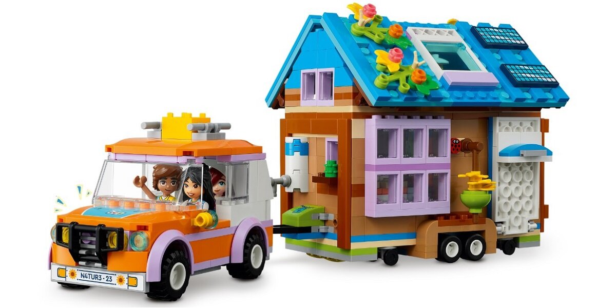 LEGO Friends Mobilny domek 41735 dziecko kreatywność zabawa nauka rozwój klocki figurki minifigurki jakość tradycja konstrukcja nauka wyobraźnia role jakość bezpieczeństwo wyobraźnia budowanie pasja hobby funkcje instrukcje