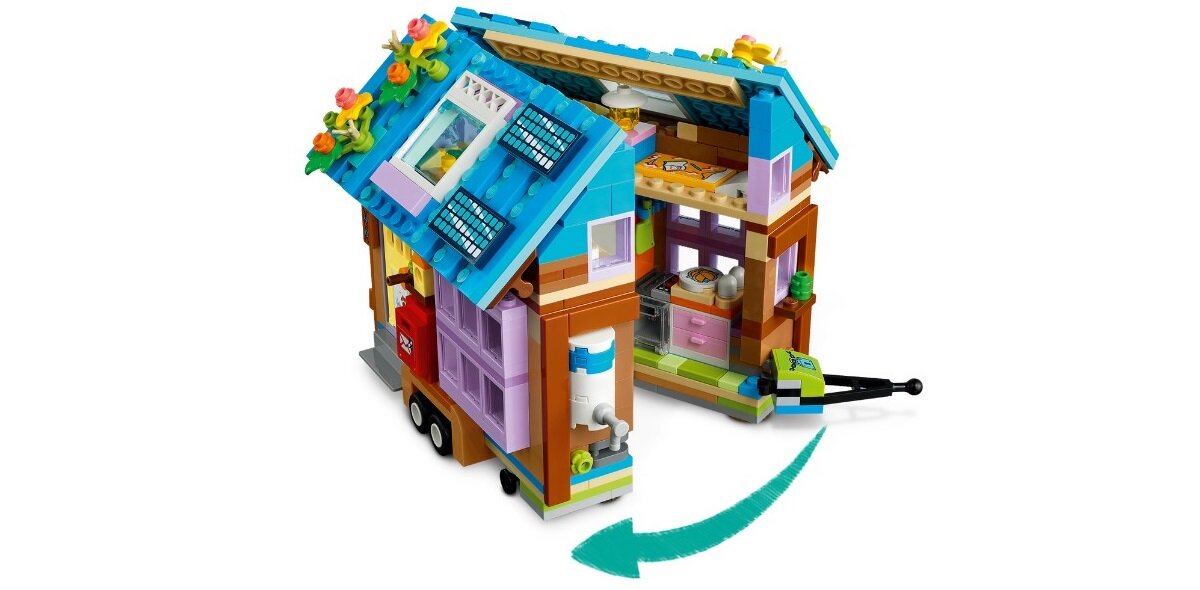 LEGO Friends Mobilny domek 41735 dziecko kreatywność zabawa nauka rozwój klocki figurki minifigurki jakość tradycja konstrukcja nauka wyobraźnia role jakość bezpieczeństwo wyobraźnia budowanie pasja hobby funkcje instrukcje