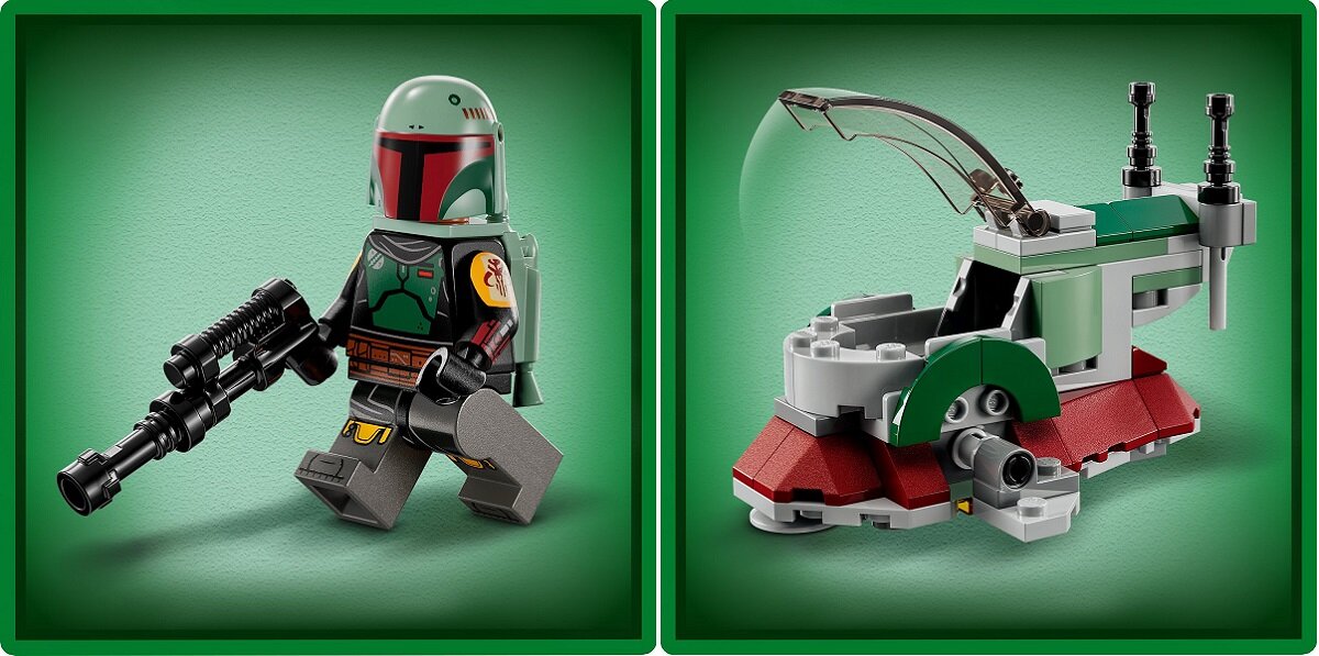 LEGO Star Wars Mikromyśliwiec kosmiczny Boby Fetta 75344 dziecko kreatywność zabawa nauka rozwój klocki figurki minifigurki jakość tradycja konstrukcja nauka wyobraźnia role jakość bezpieczeństwo wyobraźnia budowanie pasja hobby funkcje instrukcje gwiezdne wojny
