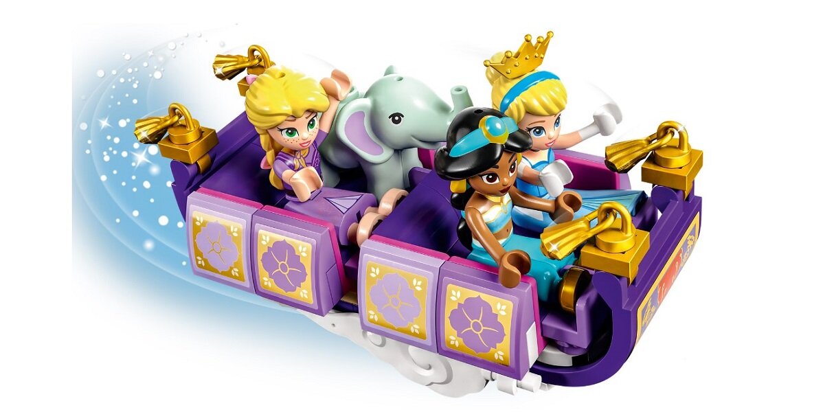 LEGO Disney Princess Podróż zaczarowanej księżniczki 43216 dziecko kreatywnść zabawa rozwój klocki figurki minifigurki jakość tradycja konstrukcja nauka wyobraźnia role jakość bezpieczeństwo