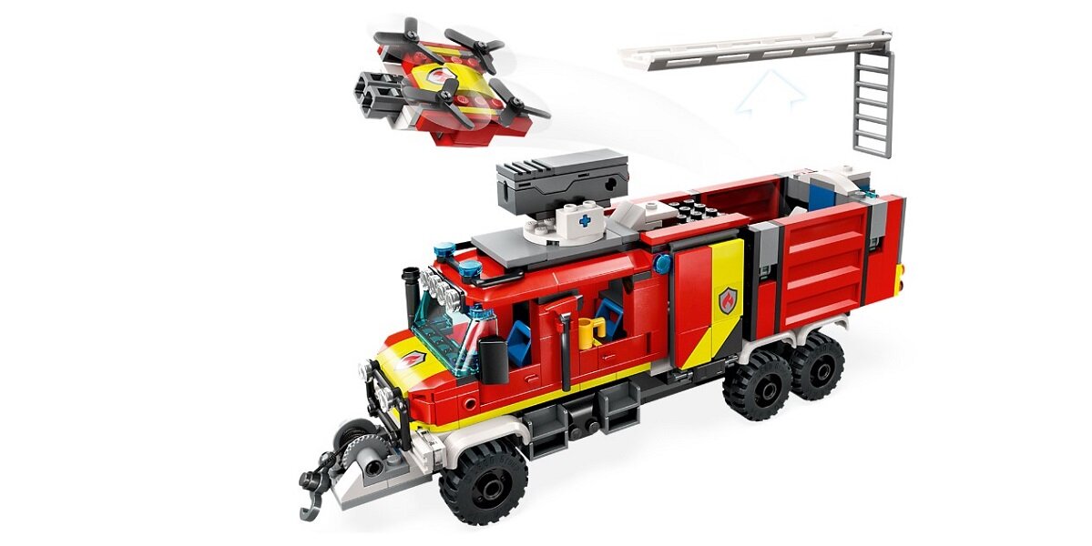 LEGO City Terenowy pojazd straży pożarnej 60374 dziecko kreatywność zabawa nauka rozwój klocki figurki minifigurki jakość tradycja konstrukcja nauka wyobraźnia role jakość bezpieczeństwo wyobraźnia budowanie pasja hobby funkcje instrukcje strażak pożar akcja