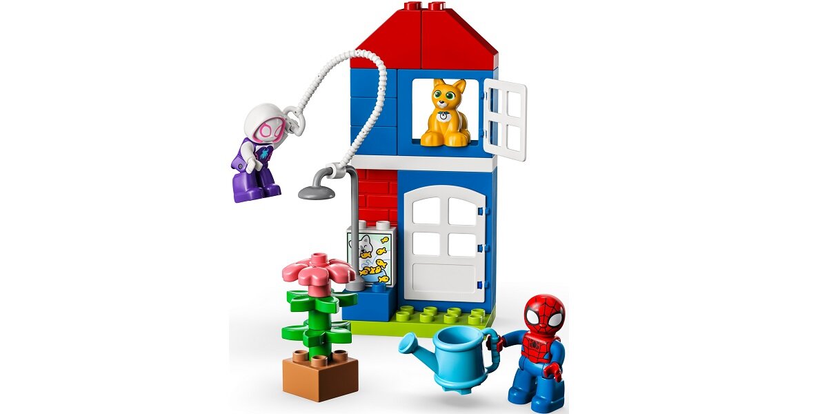 LEGO Duplo Spider-Man — zabawa w dom 10995 dziecko kreatywność zabawa nauka rozwój klocki figurki minifigurki jakość tradycja konstrukcja nauka wyobraźnia role jakość bezpieczeństwo wyobraźnia budowanie pasja hobby funkcje instrukcje