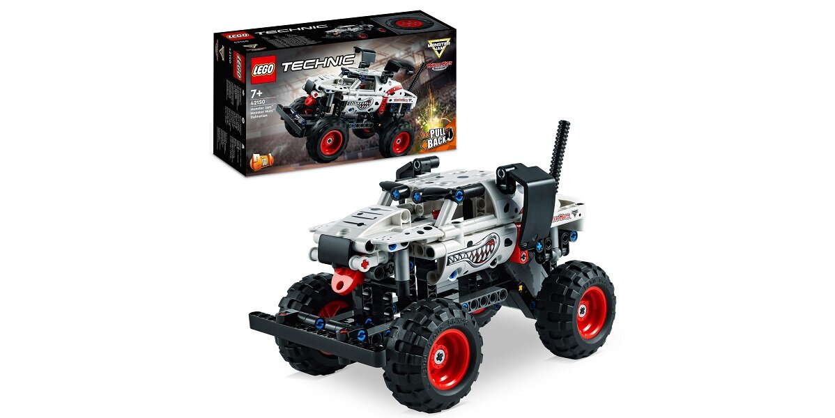 LEGO Technic Monster Jam Monster Mutt Dalmatian 42150 dziecko kreatywność zabawa nauka rozwój klocki figurki minifigurki jakość tradycja konstrukcja nauka wyobraźnia role jakość bezpieczeństwo wyobraźnia budowanie pasja hobby funkcje instrukcje