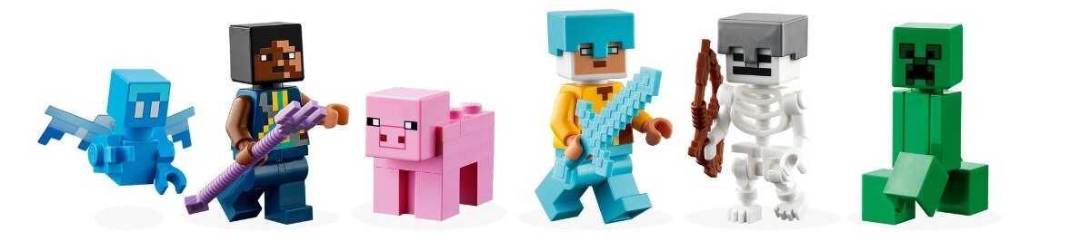 LEGO Minecraft Bastion miecza 21244 dziecko kreatywność zabawa nauka rozwój klocki figurki minifigurki jakość tradycja konstrukcja nauka wyobraźnia role jakość bezpieczeństwo wyobraźnia budowanie pasja hobby funkcje instrukcje