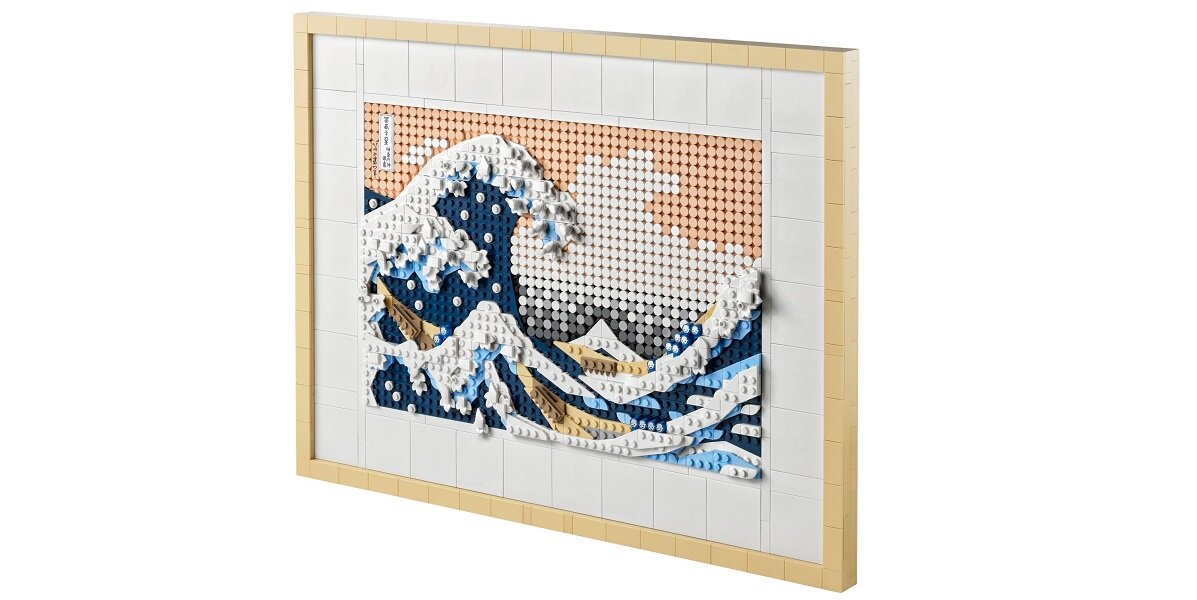 LEGO Art Hokusai Wielka fala 31208 kreatywność zabawa nauka rozwój klocki figurki minifigurki jakość tradycja konstrukcja nauka wyobraźnia role jakość bezpieczeństwo wyobraźnia budowanie pasja hobby funkcje instrukcja sztuka malarstwo obraz