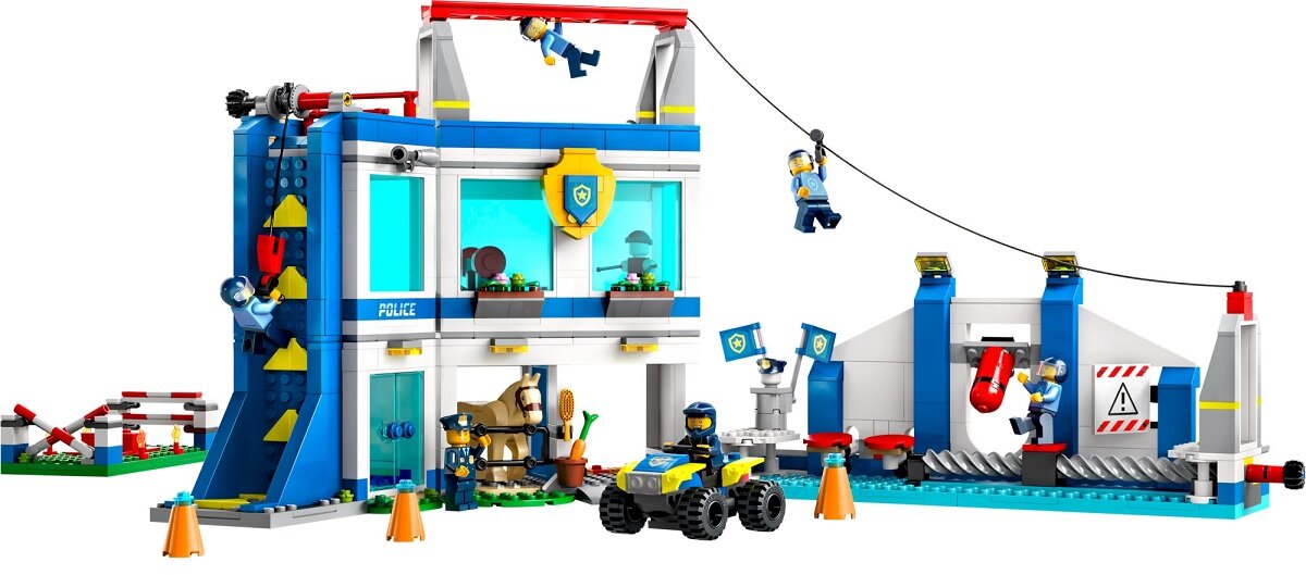 LEGO City Akademia policyjna 60372 dziecko kreatywność zabawa nauka rozwój klocki figurki minifigurki jakość tradycja konstrukcja nauka wyobraźnia role jakość bezpieczeństwo wyobraźnia budowanie pasja hobby aplikacja LEGO Builder