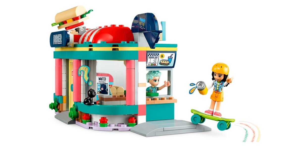 LEGO Friends Bar w śródmieściu Heartlake 41728 Wysoka jakość bezpieczeństwo testy wytrzymałość